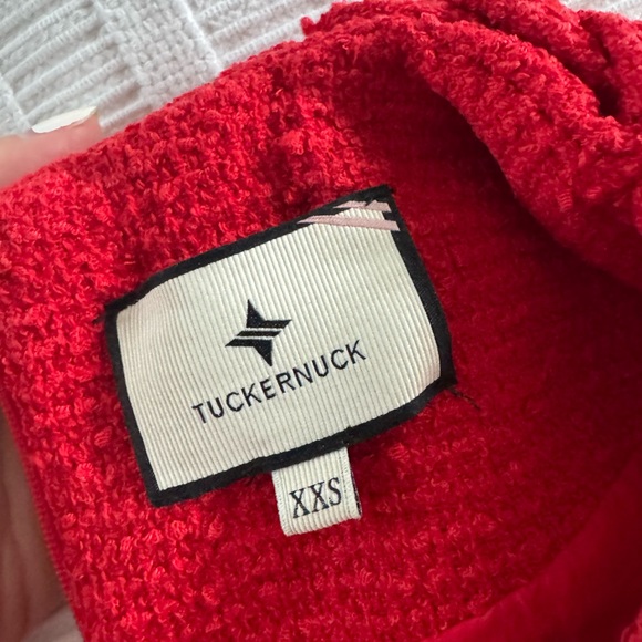 Tuckernuck Jackie Tweed Dress in Red - XXS - Picture 2 of 4